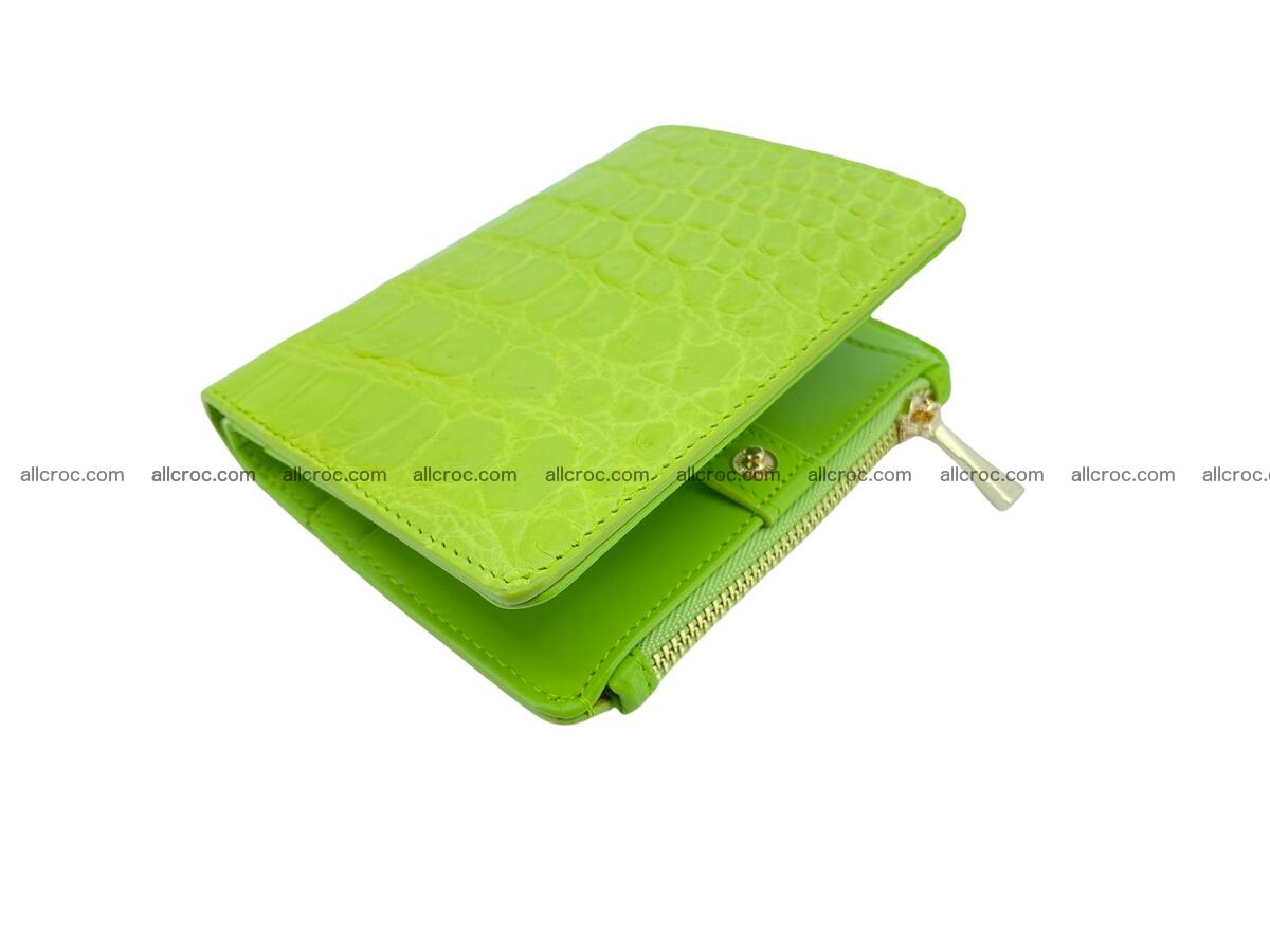Vertical crocodile skin wallet 1718 Foto 0