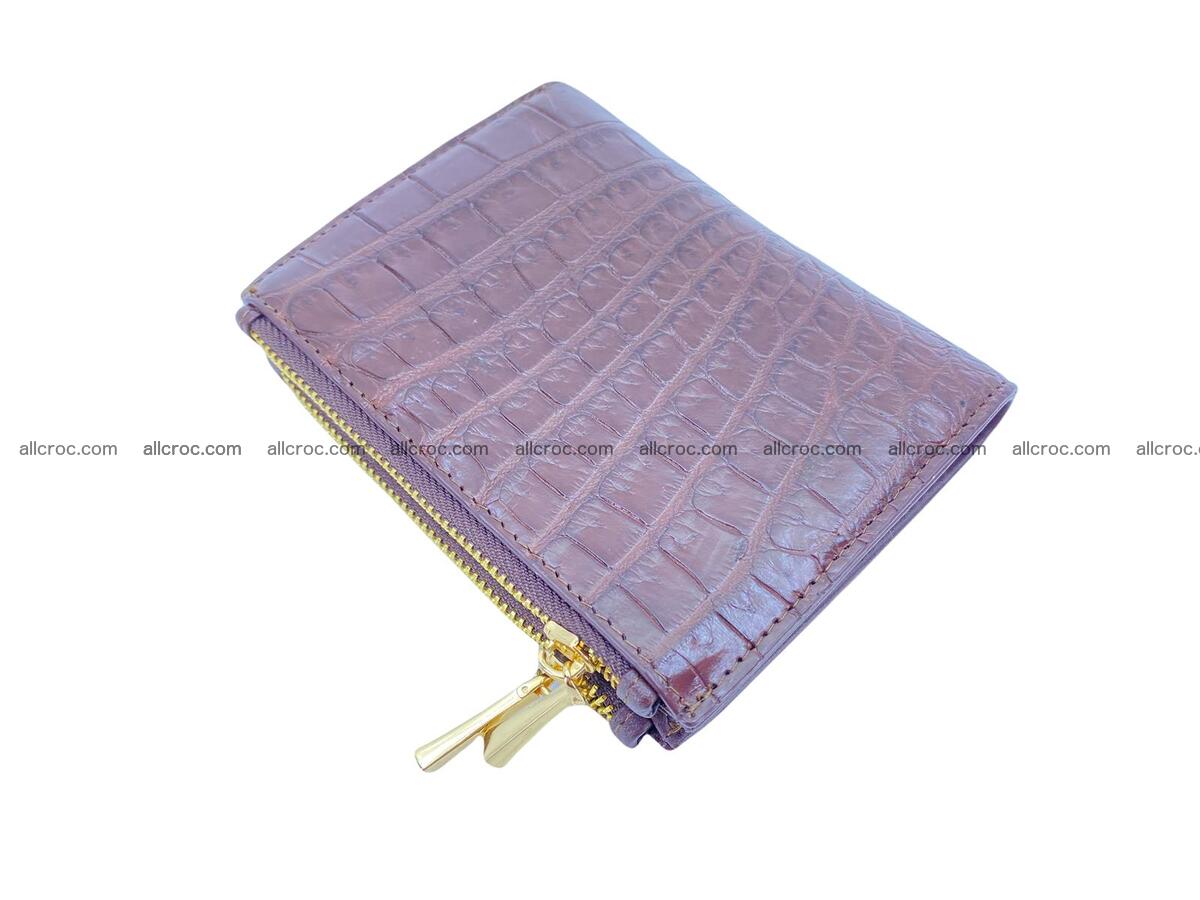 Vertical crocodile skin wallet 1717 Foto 3