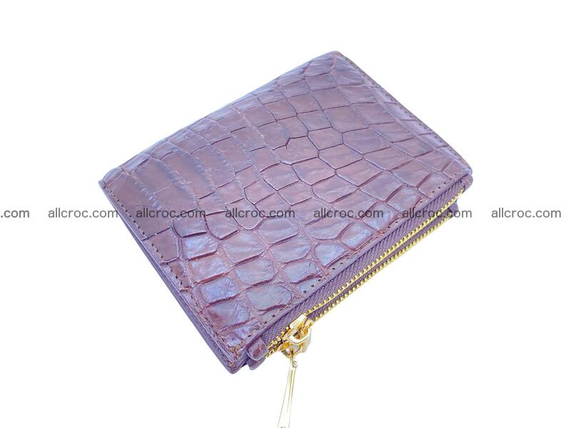 Vertical crocodile skin wallet 1717