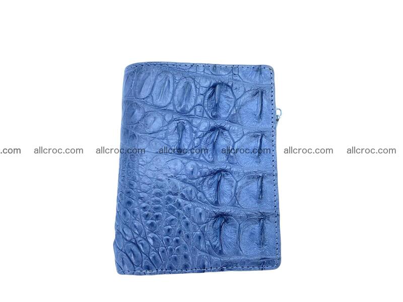 Vertical crocodile skin wallet 1714