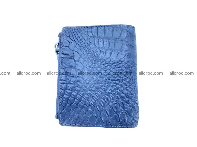 Vertical crocodile skin wallet 1714