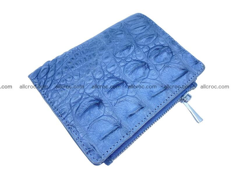 Vertical crocodile skin wallet 1714