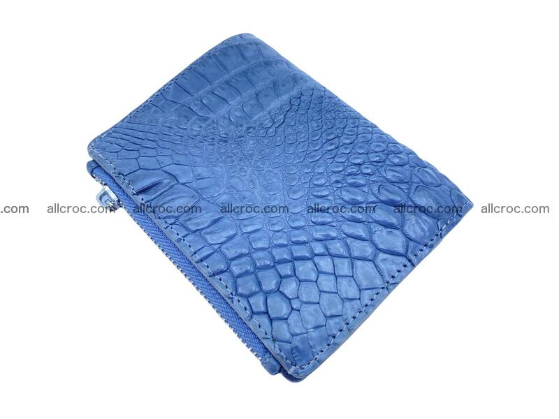 Vertical crocodile skin wallet 1714