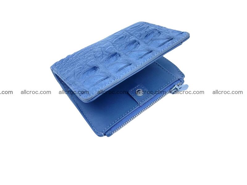 Vertical crocodile skin wallet 1714