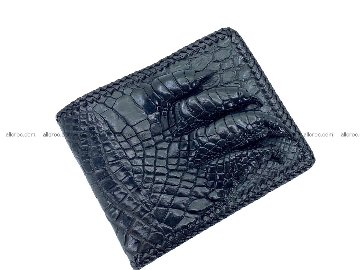 Wallet from Siamese crocodile skin with paw and claws 2275 Foto 0