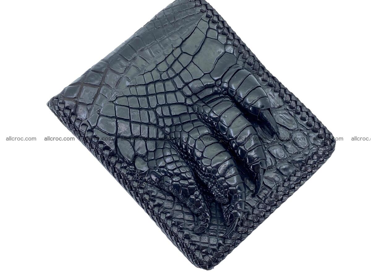 Wallet from Siamese crocodile skin with paw and claws 2275 Foto 1