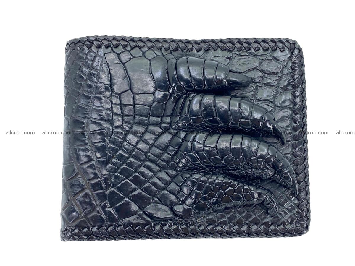 Wallet from Siamese crocodile skin with paw and claws 2275 Foto 2