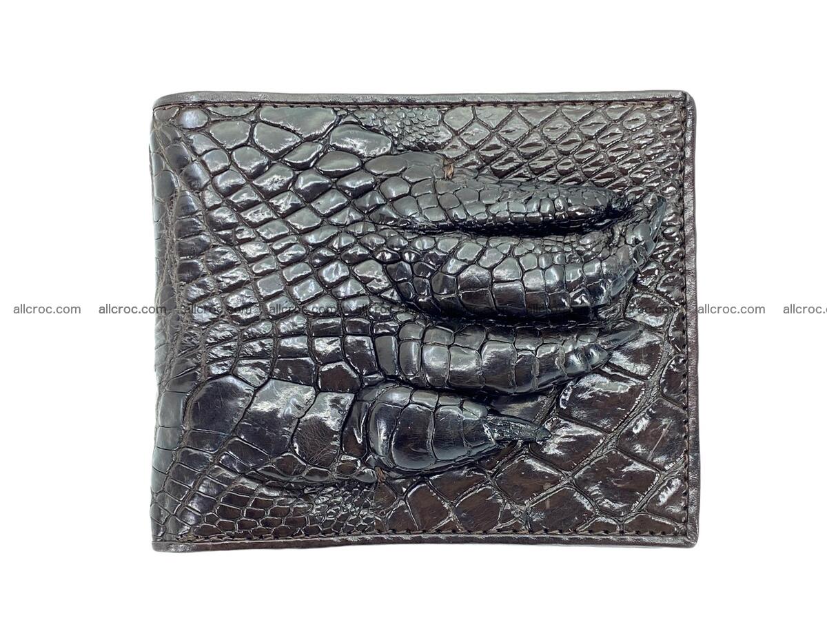 Wallet from Siamese crocodile skin with paw and claws 2276 Foto 3