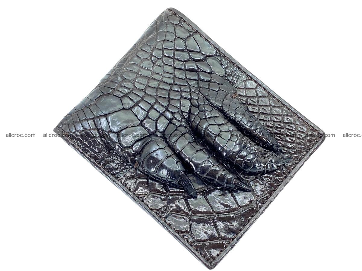 Wallet from Siamese crocodile skin with paw and claws 2276 Foto 2