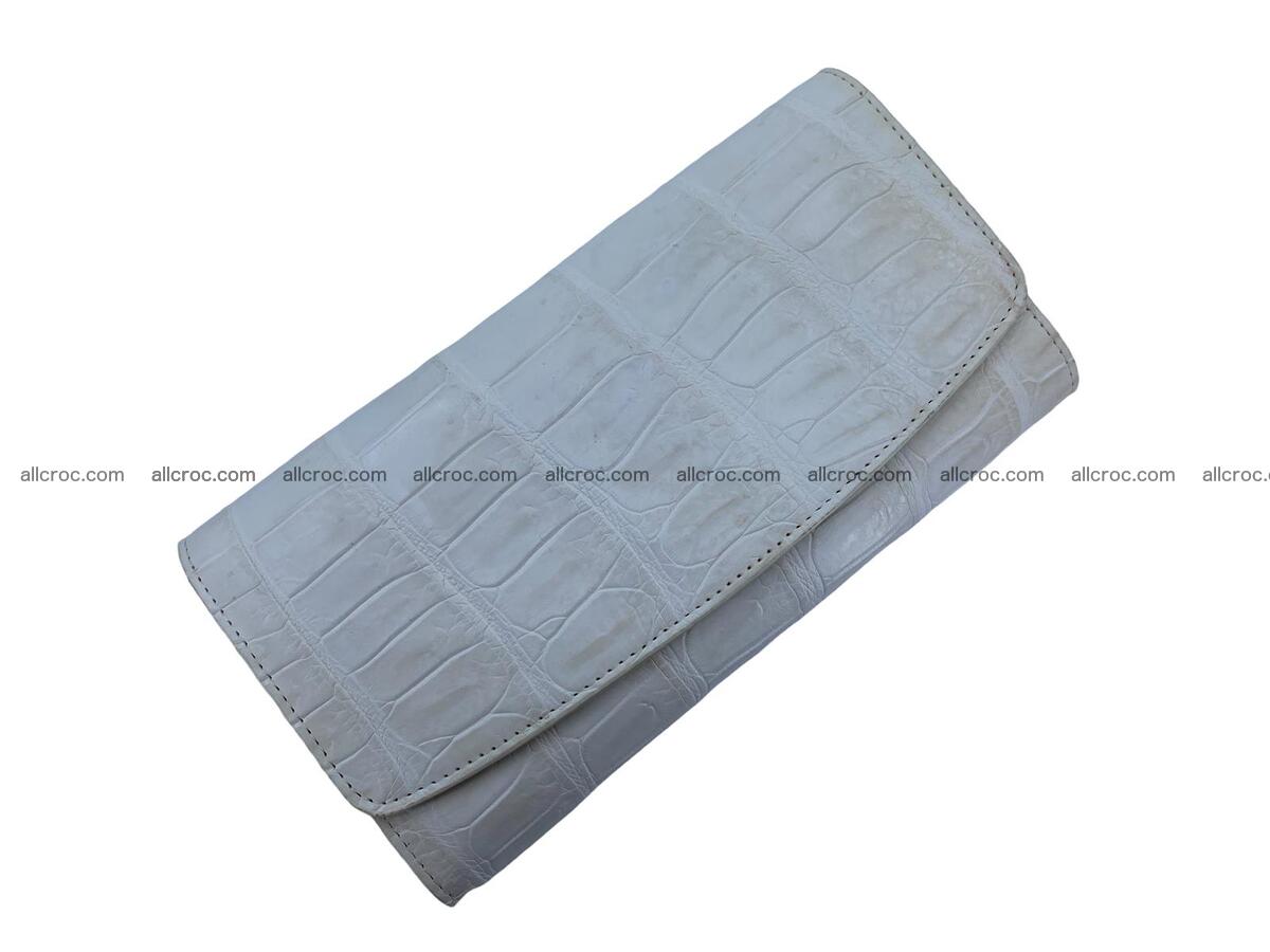 Women crocodile skin long wallet 2139 Foto 0