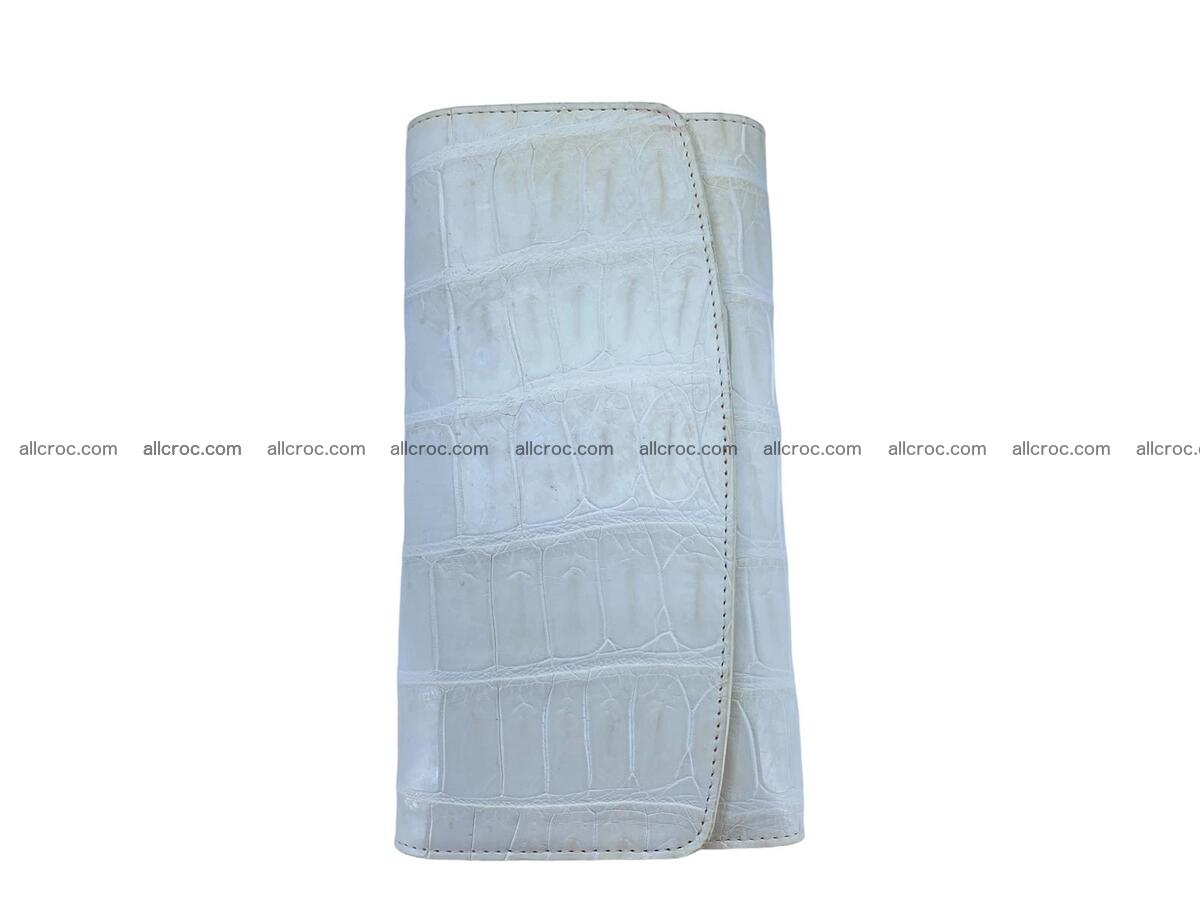 Women crocodile skin long wallet 2139 Foto 2