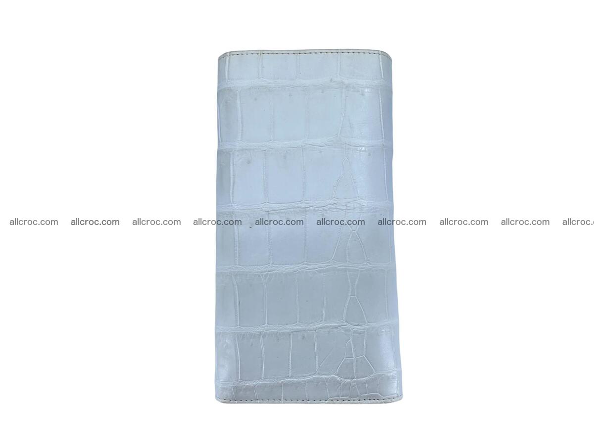 Women crocodile skin long wallet 2139 Foto 3