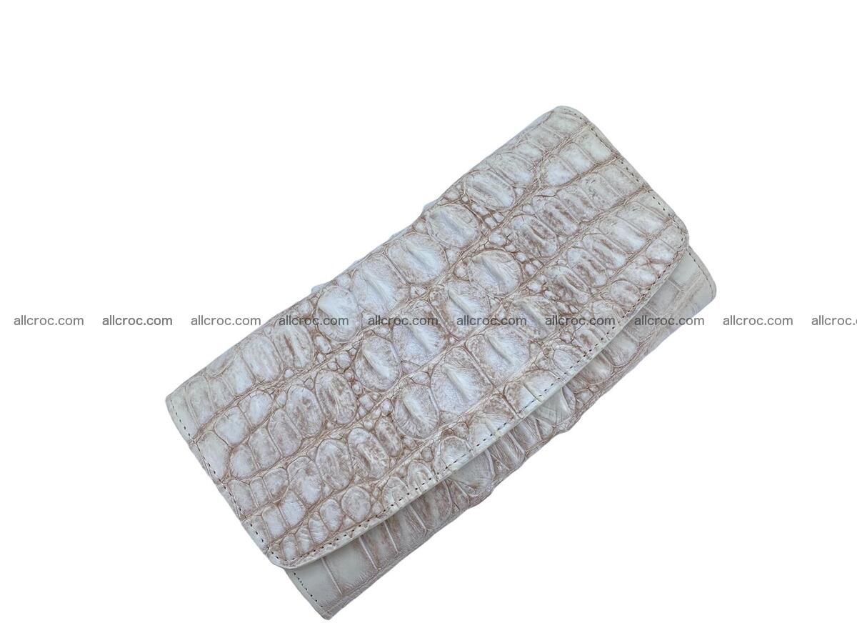Women crocodile skin long wallet 2179 Foto 0