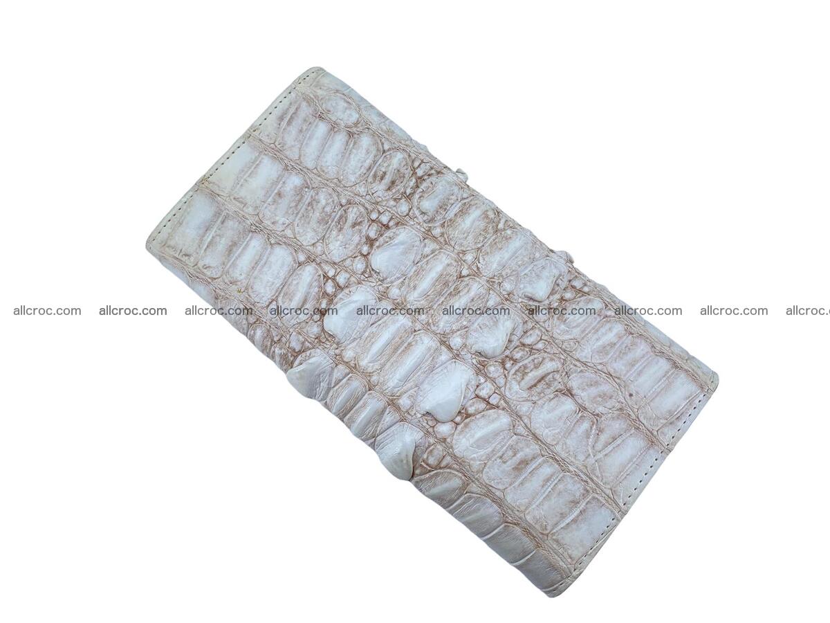 Women crocodile skin long wallet 2179 Foto 1