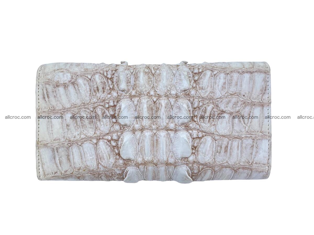 Women crocodile skin long wallet 2179 Foto 3
