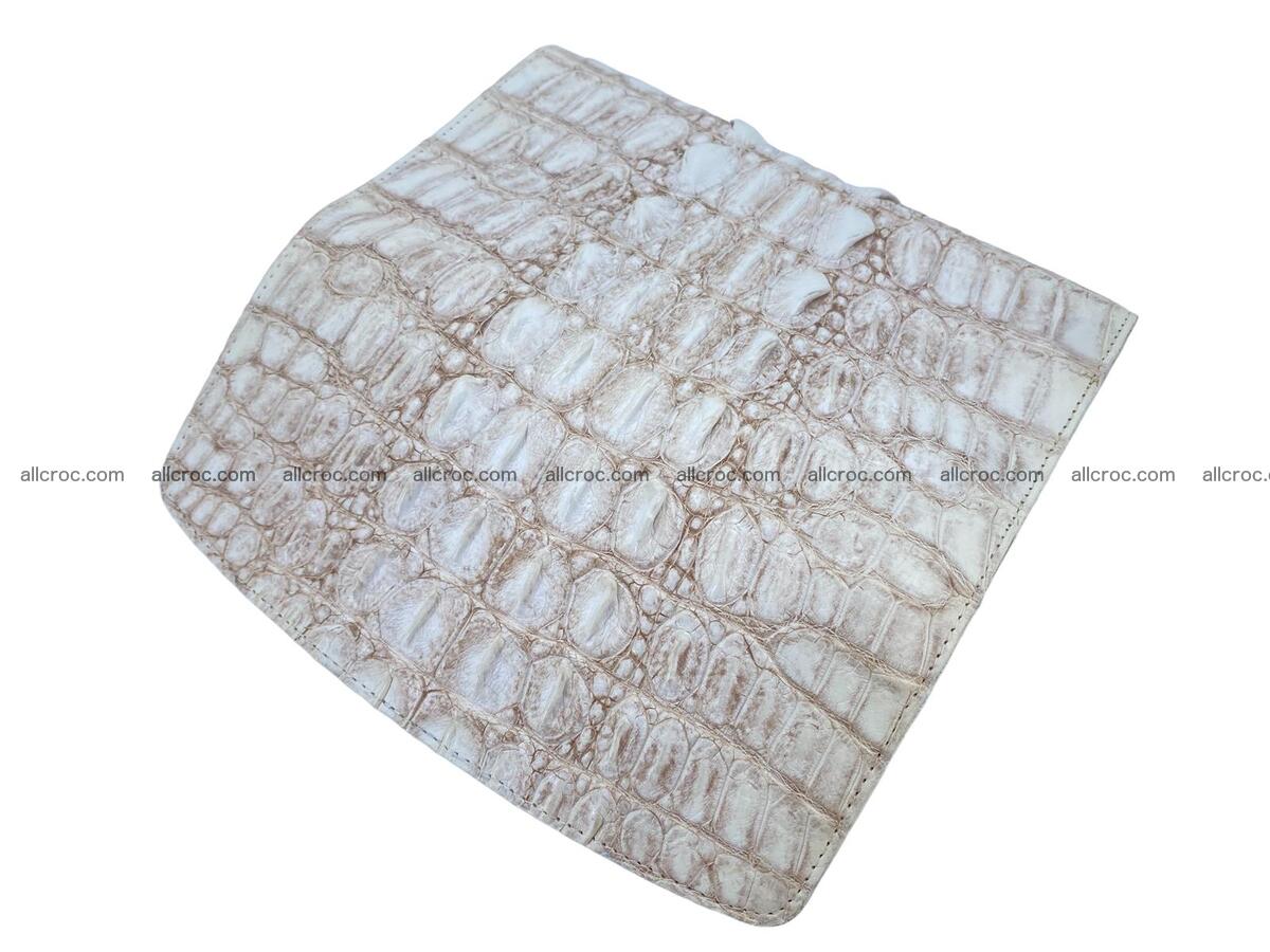 Women crocodile skin long wallet 2179 Foto 8