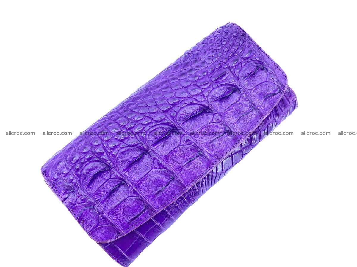Women crocodile skin long wallet 2164 Foto 0