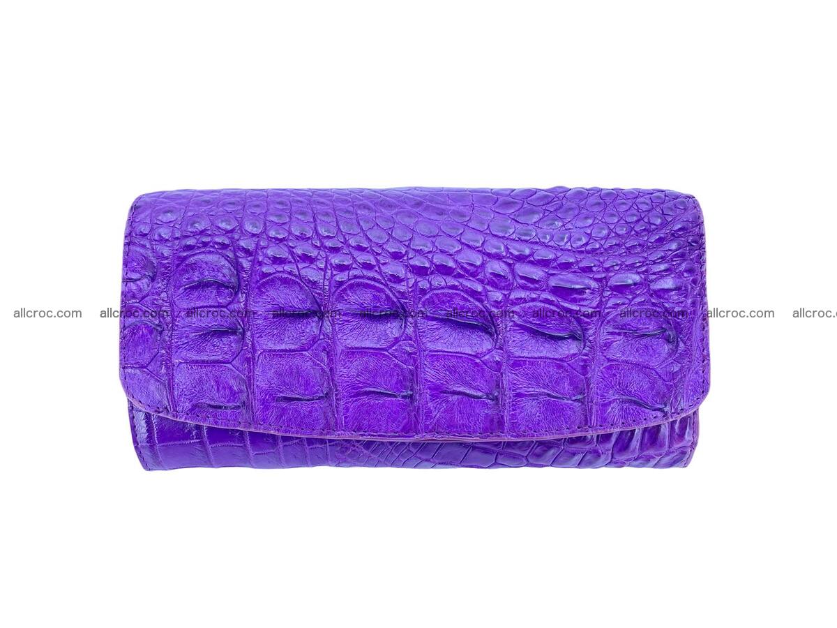Women crocodile skin long wallet 2164 Foto 4