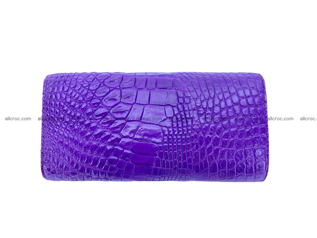 Women crocodile skin long wallet 2164 Foto 5