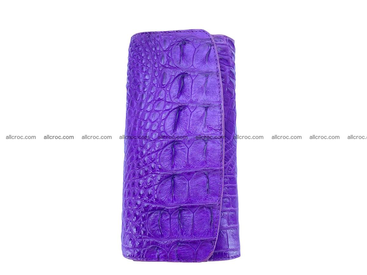 Women crocodile skin long wallet 2164 Foto 2