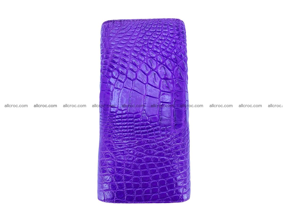 Women crocodile skin long wallet 2164 Foto 3