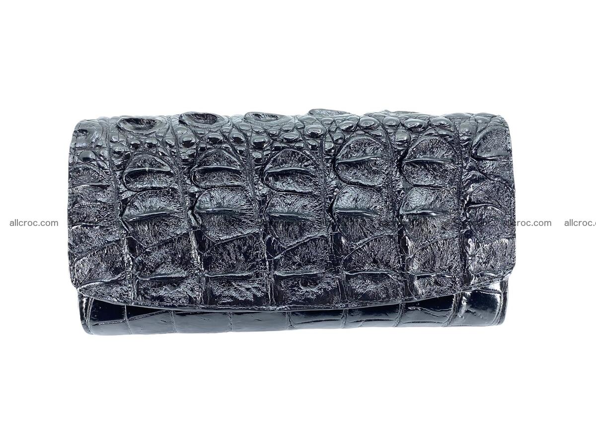 Women crocodile skin long wallet 2161 Foto 4