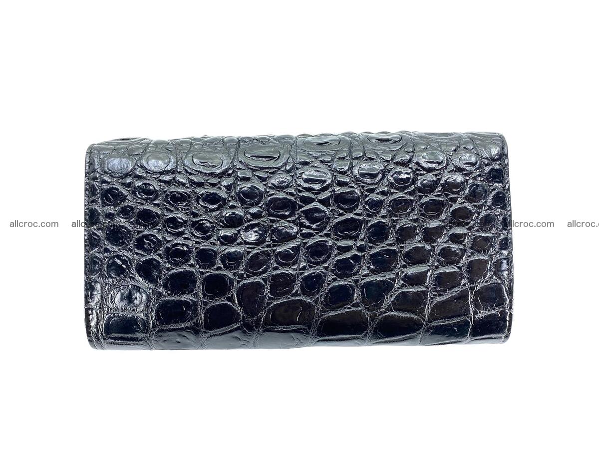 Women crocodile skin long wallet 2161 Foto 5