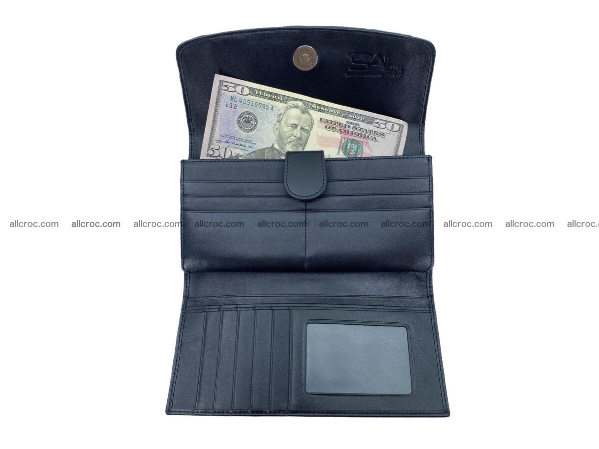 Women crocodile skin long wallet 2161 Foto 10