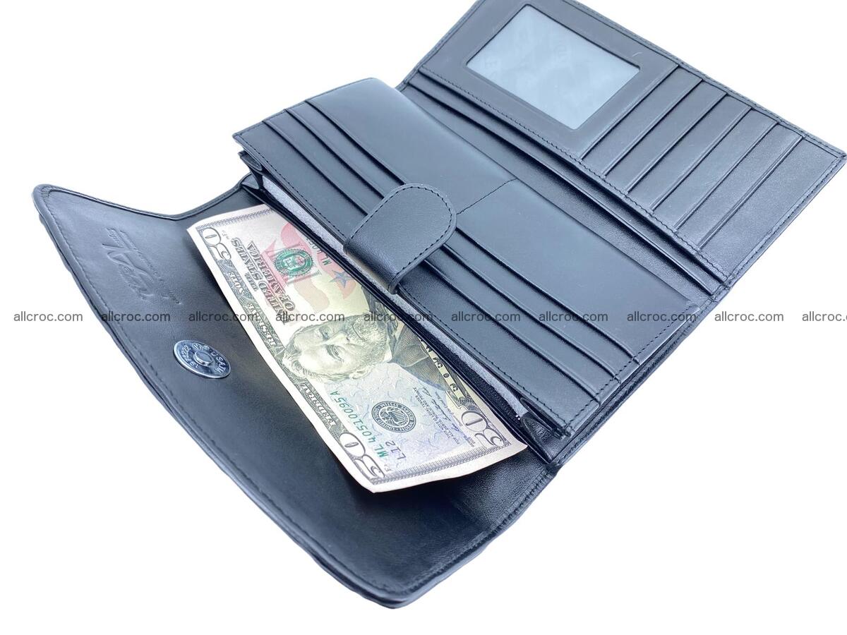 Women crocodile skin long wallet 2161 Foto 12