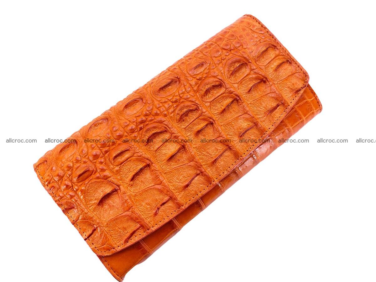 Women crocodile skin long wallet 2153 Foto 0