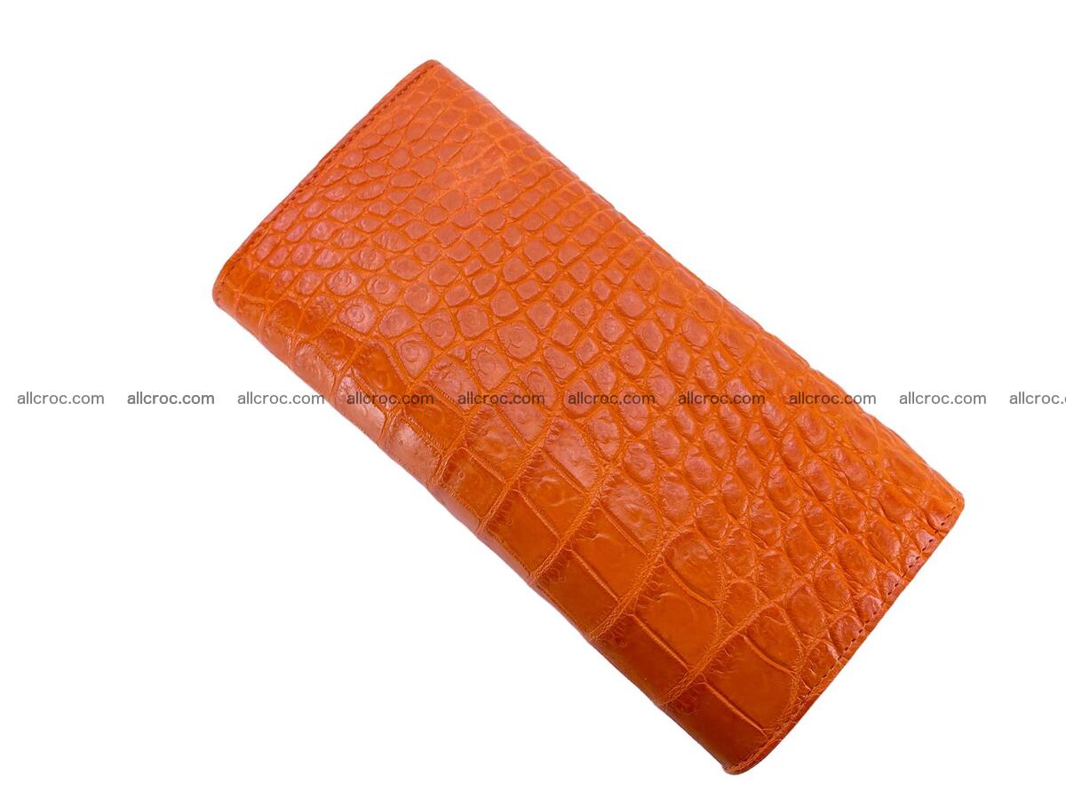 Women crocodile skin long wallet 2153 Foto 1