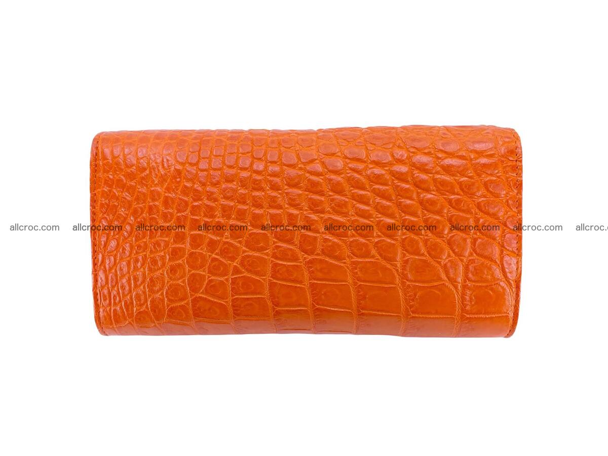 Women crocodile skin long wallet 2153 Foto 3