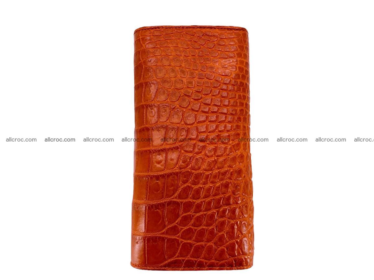 Women crocodile skin long wallet 2153 Foto 5
