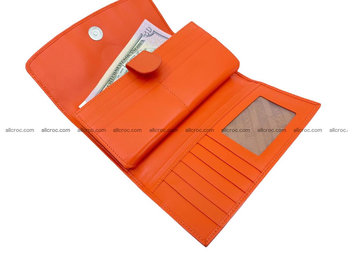 Women crocodile skin long wallet 2153 Foto 9