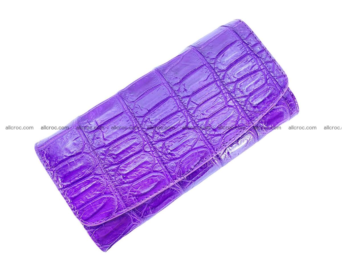Women crocodile skin long wallet 2150 Foto 0