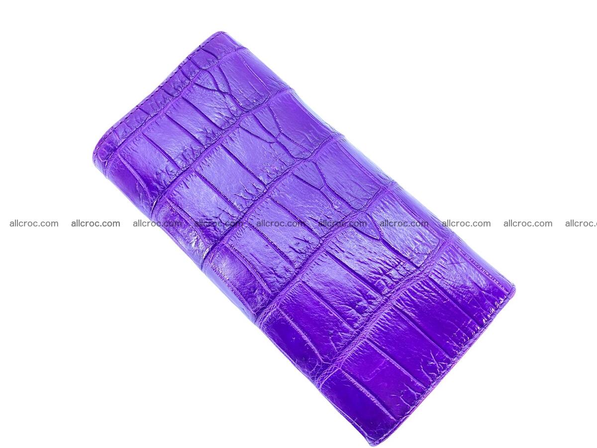 Women crocodile skin long wallet 2150 Foto 1