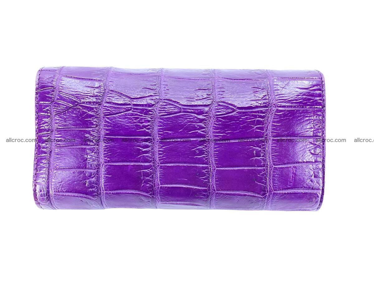Women crocodile skin long wallet 2150 Foto 4