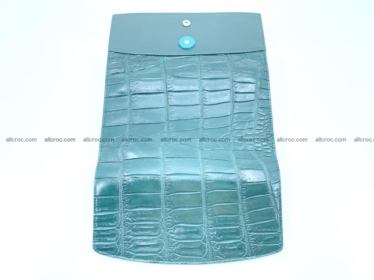 Crocodile leather long wallet trifold 624 Foto 9