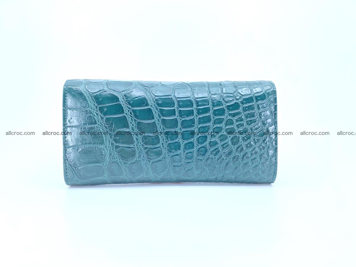 Crocodile leather long wallet trifold 623 Foto 1
