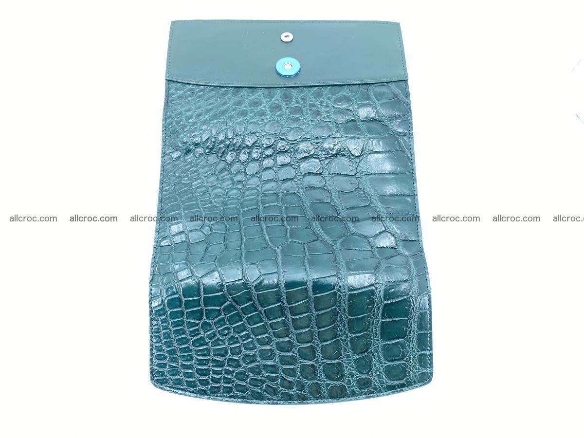 Crocodile leather long wallet trifold 623 Foto 8