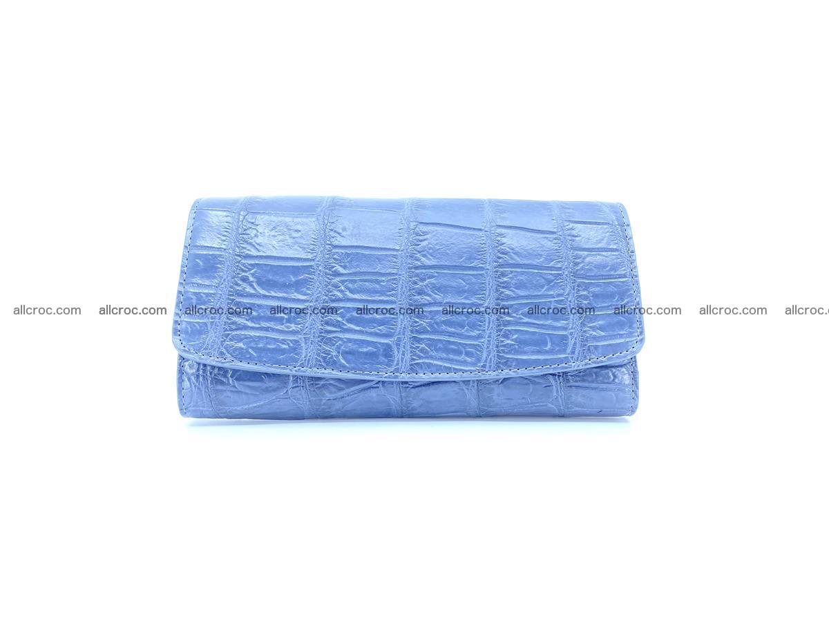 Crocodile leather long wallet trifold 625 Foto 0