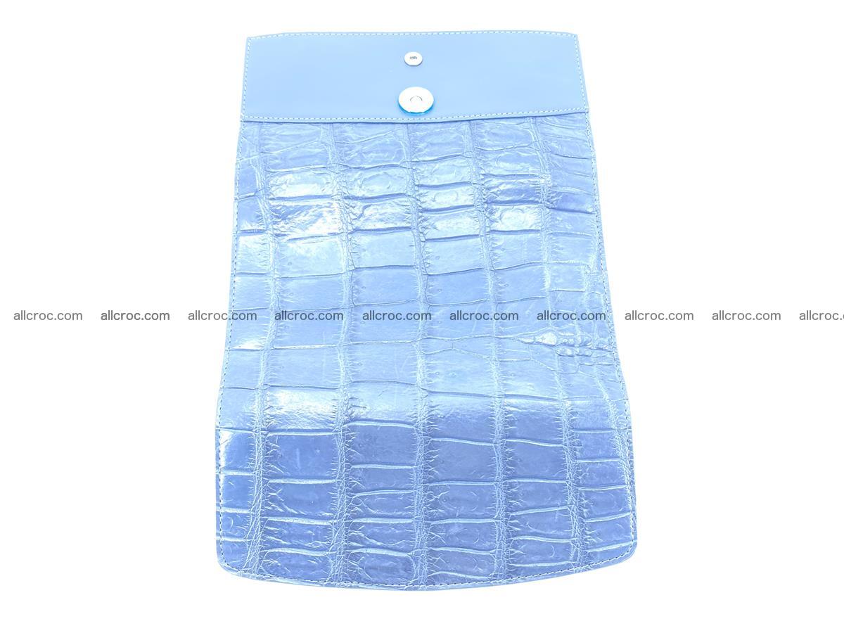 Crocodile leather long wallet trifold 625 Foto 9