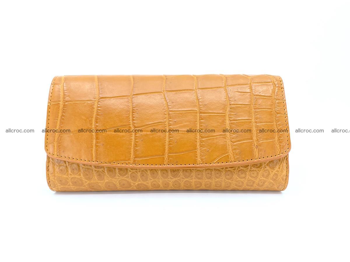 Crocodile leather long wallet trifold 627 Foto 0