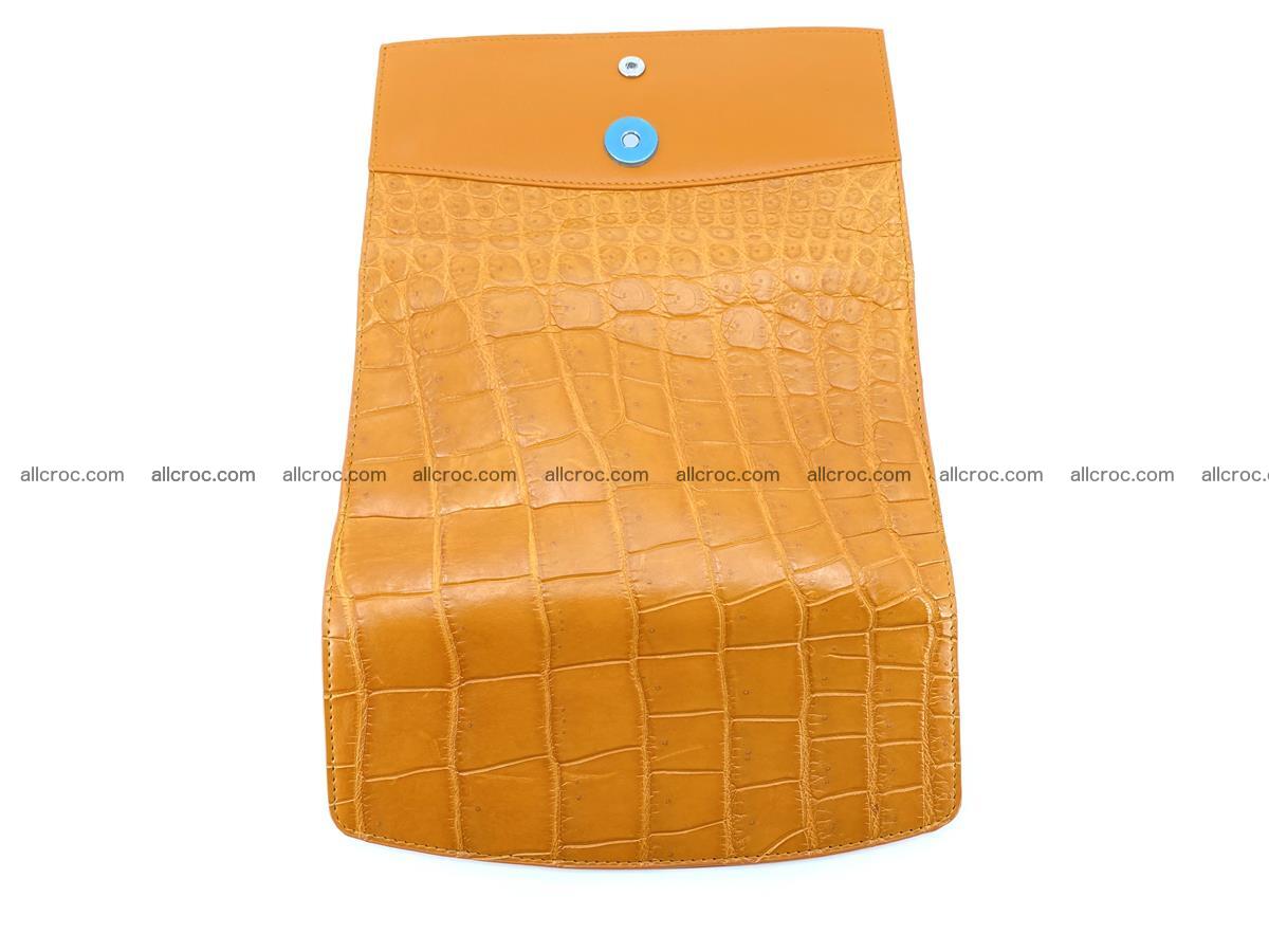 Crocodile leather long wallet trifold 627 Foto 8