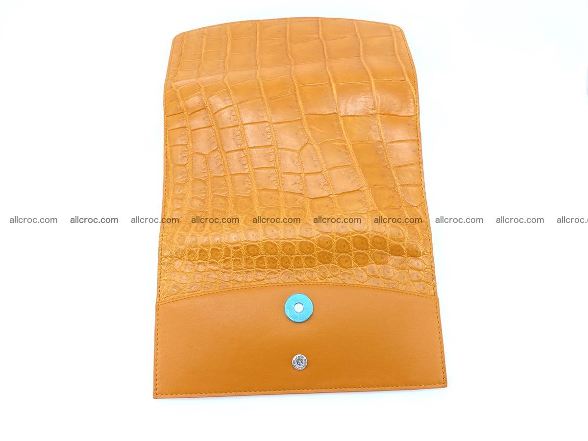 Crocodile leather long wallet trifold 627 Foto 9