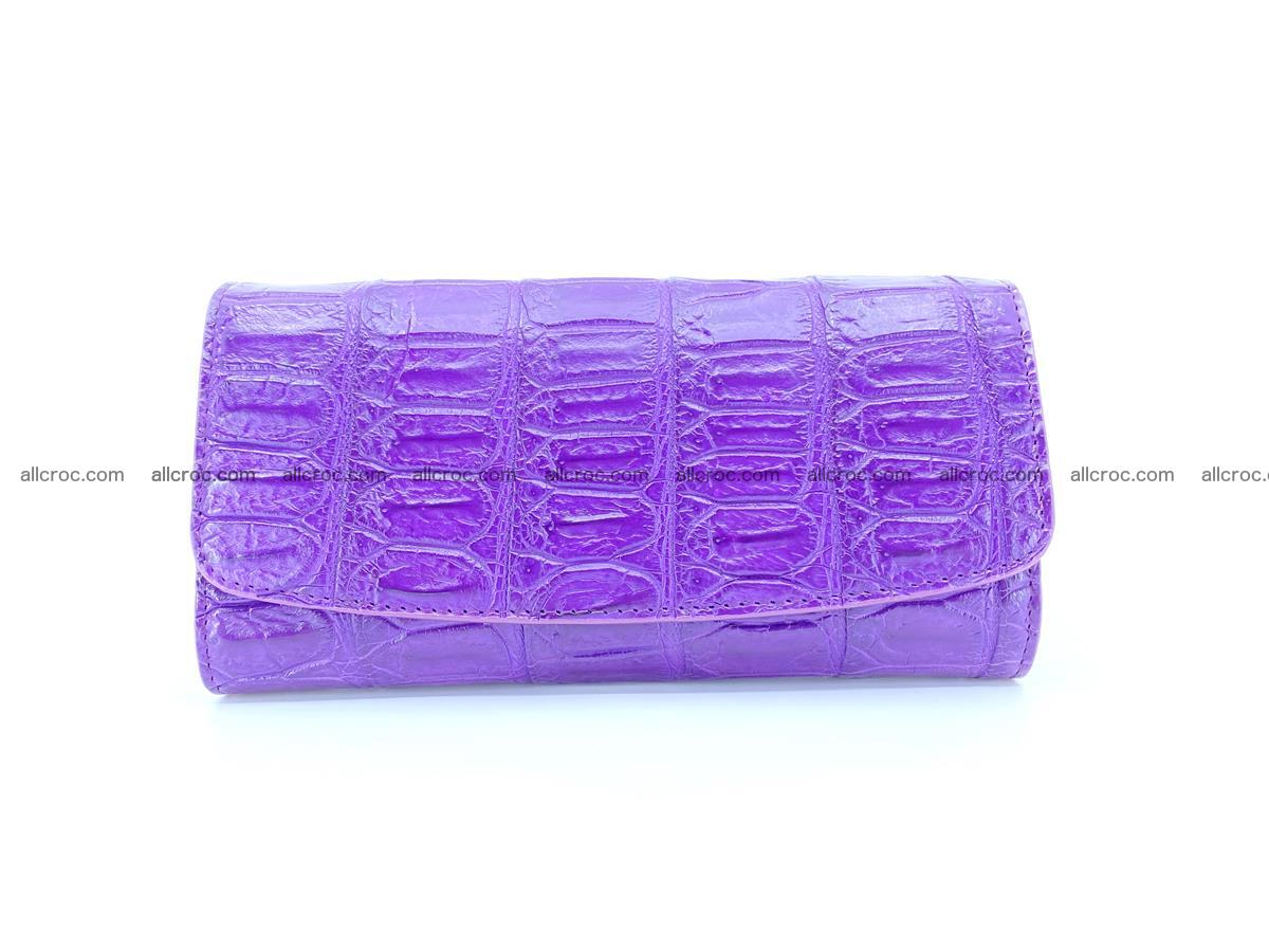 Crocodile leather long wallet trifold 626 Foto 0