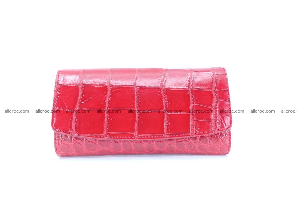 Crocodile leather long wallet trifold 622 Foto 0