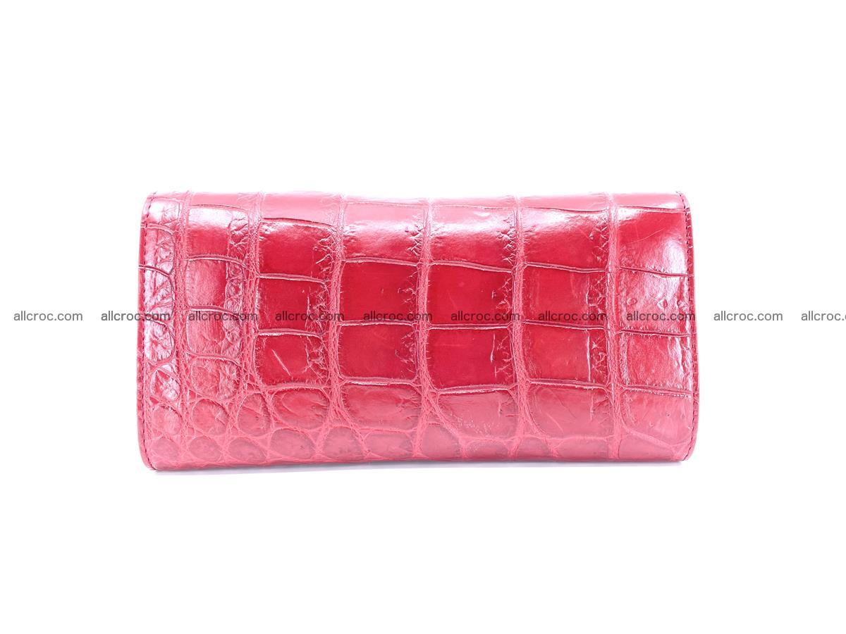 Crocodile leather long wallet trifold 622 Foto 1