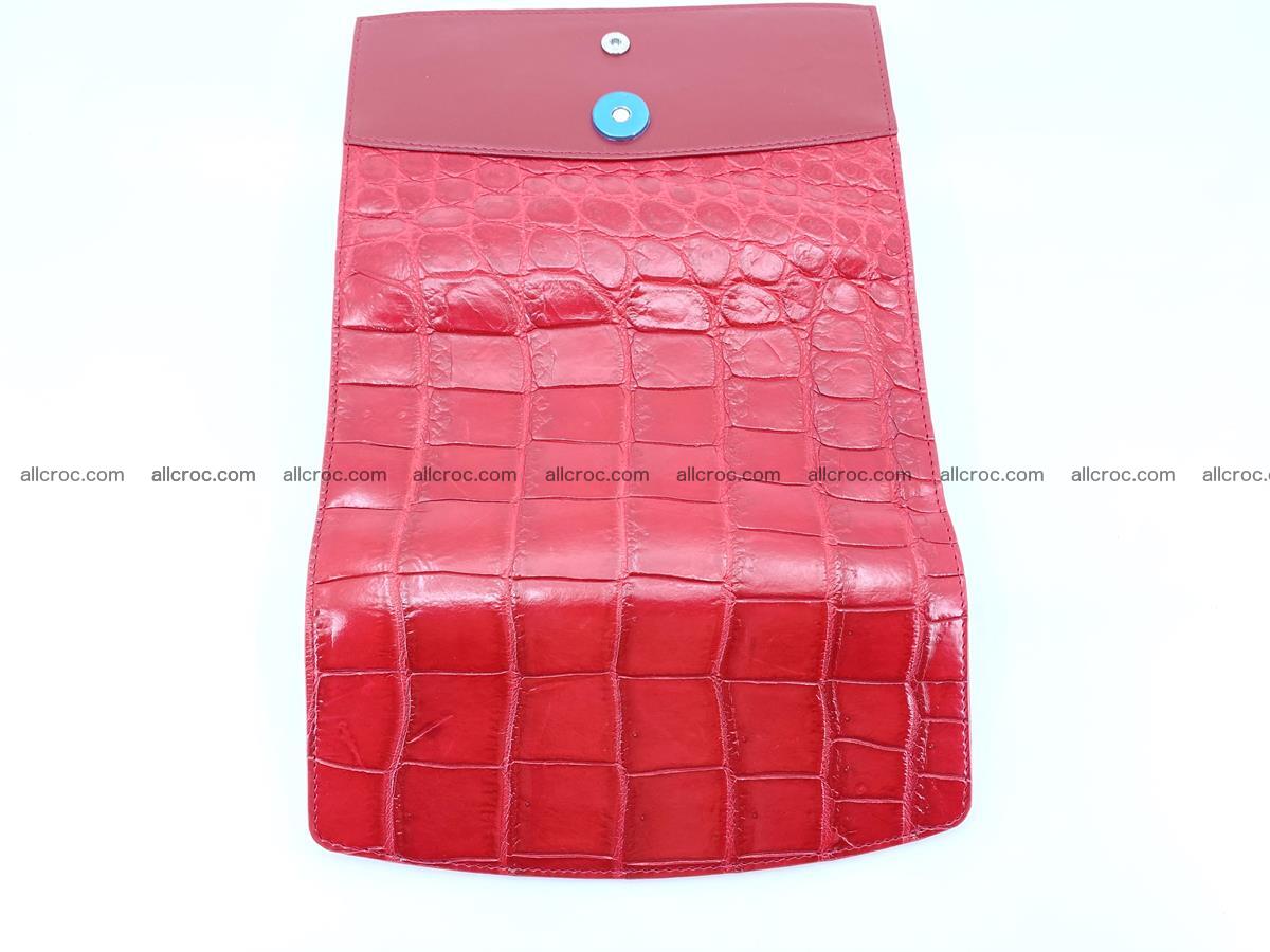 Crocodile leather long wallet trifold 622 Foto 9