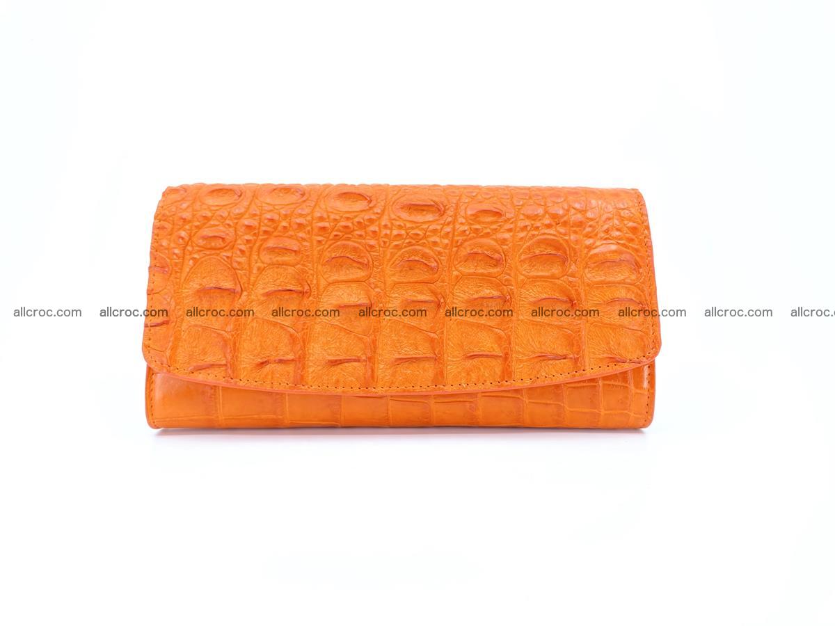 Crocodile leather long wallet trifold 630 Foto 0